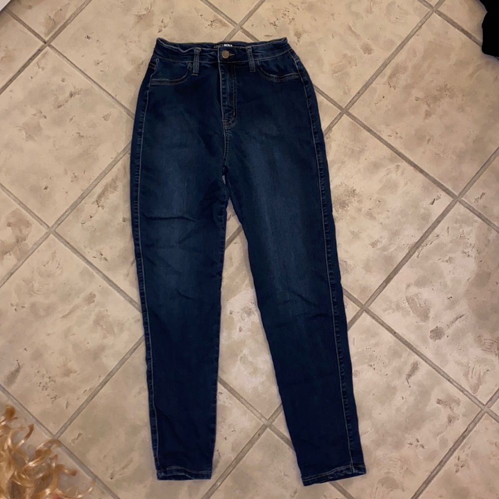 High rise stretch skinny jeans fashion nova